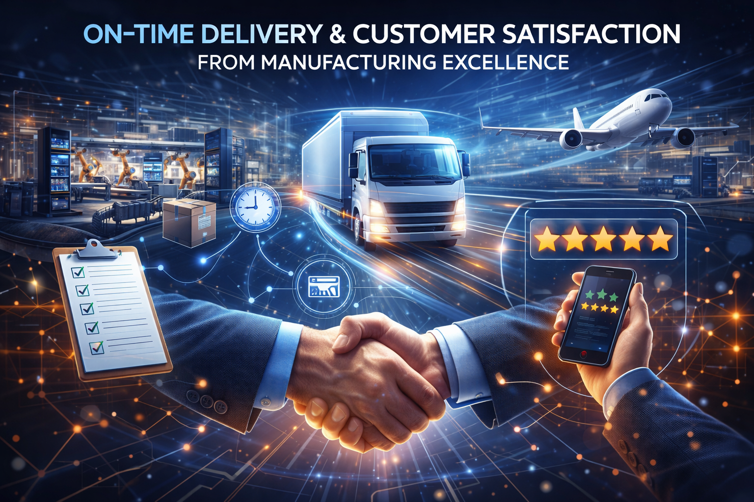 On-time delivery and customer satisfaction from manufacturing excellence
